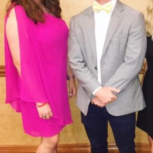 Hot pink cocktail dress